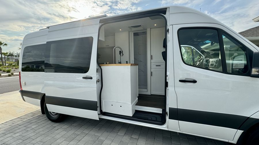 Custom Mercedes Sprinter van exterior