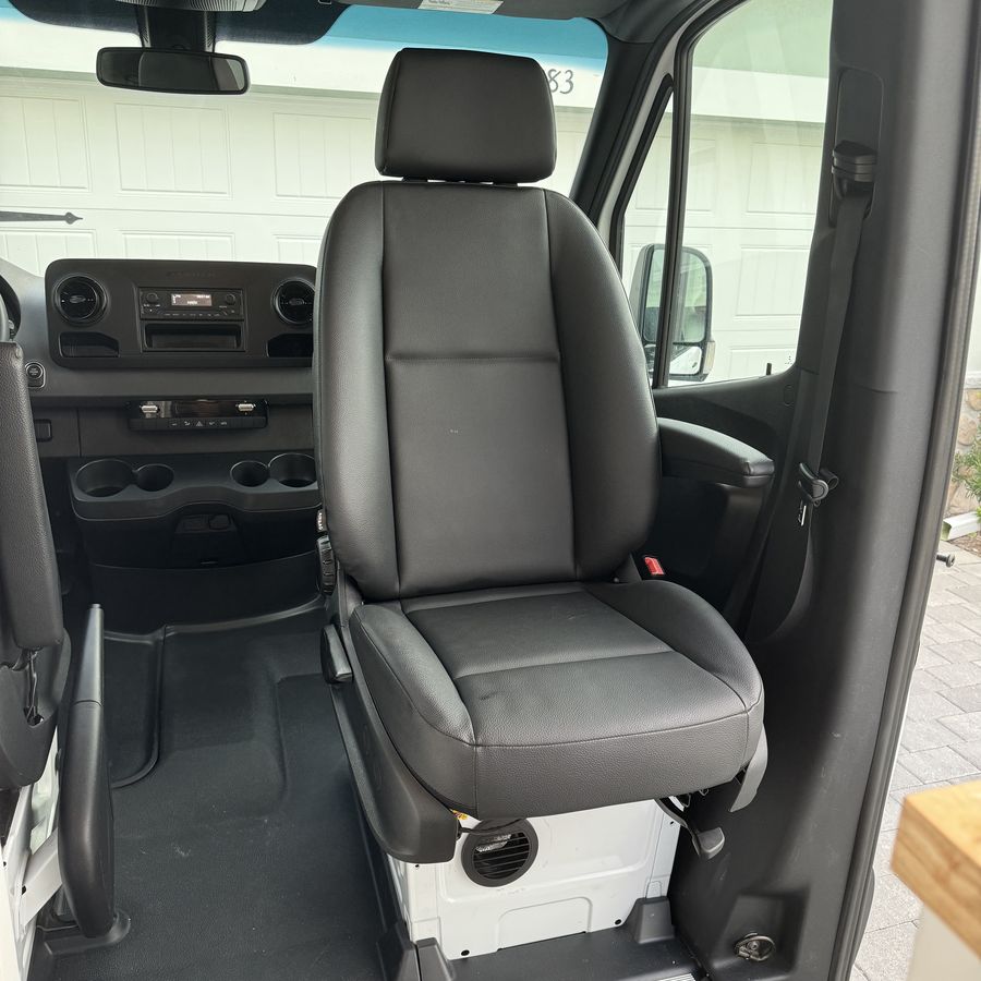 Van finished interior overview