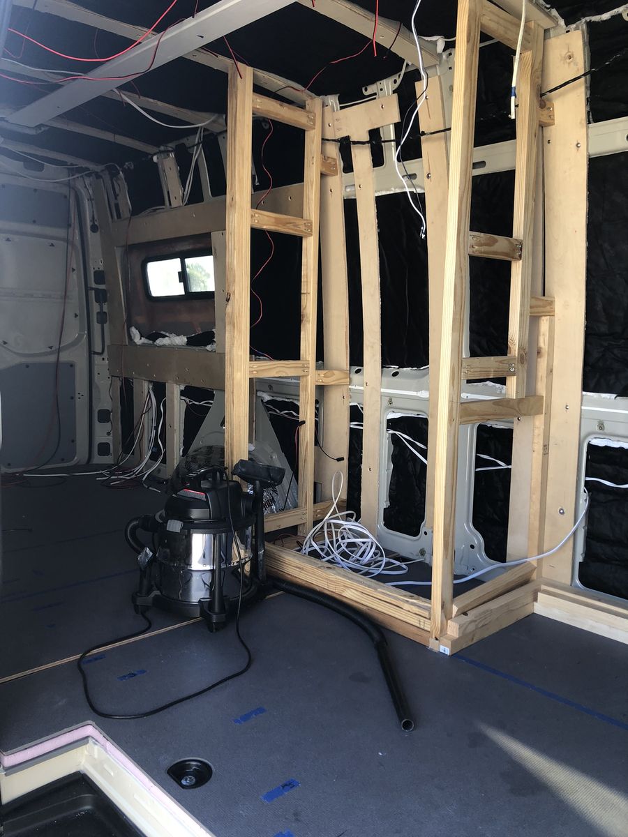 Van framing and construction — Second Build